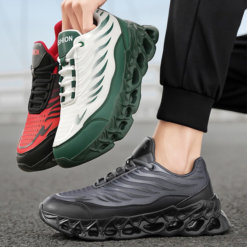 Men's Mesh Blade Sole Sneakers