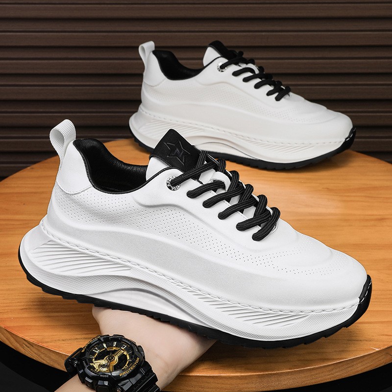 Men's Minimalist Thick-Sole Sneakers
