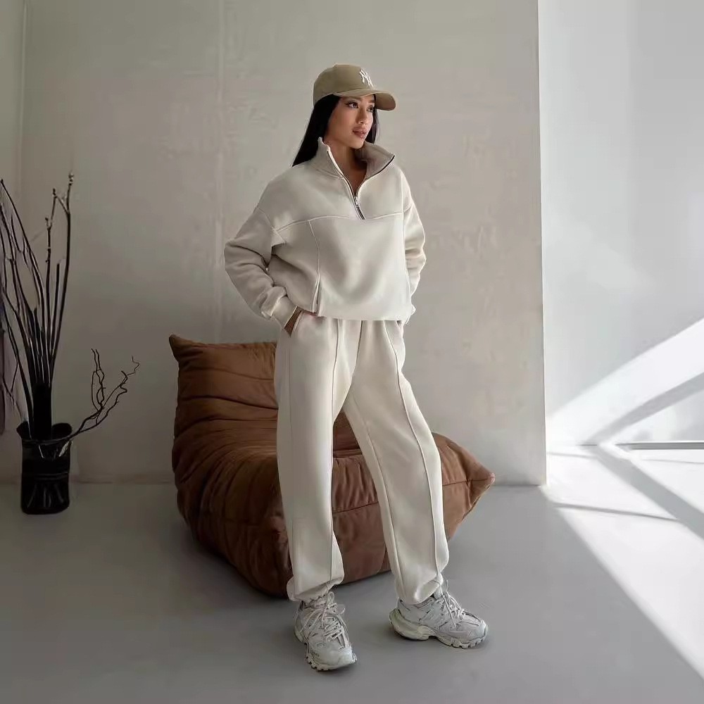 Women's Y2K Half-Zip Oversized Tracksuit